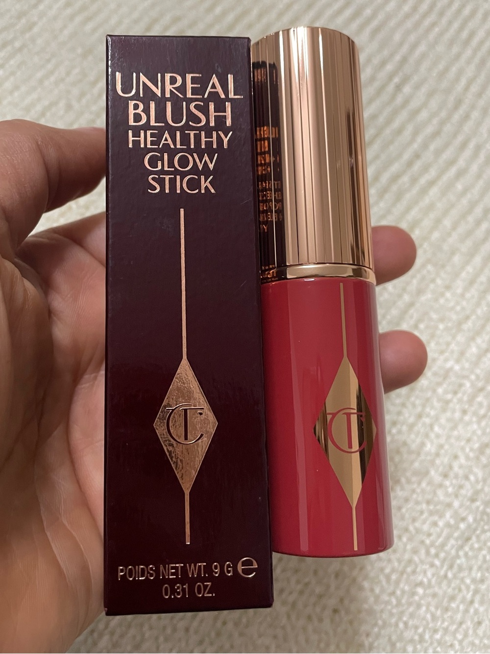 Charlotte Tilbury Unreal Blush Healthy Glow Stick — cherry glow